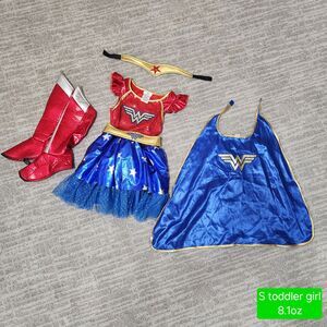 Wonder Woman toddler girls dress costume pretend play size S